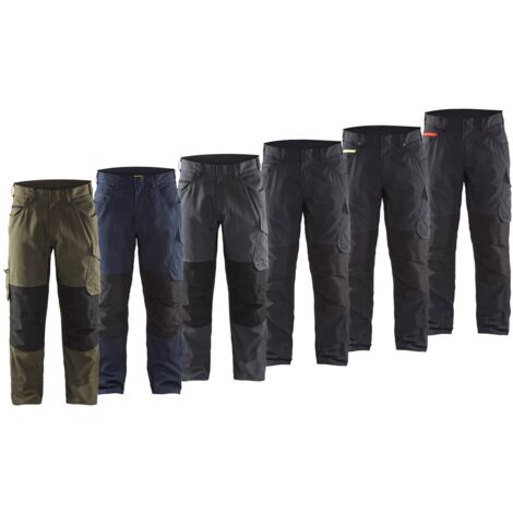 Pantalón de trabajo elástico 1495 - Gris/Negro M - ES(42) - SE(C48) - Normas