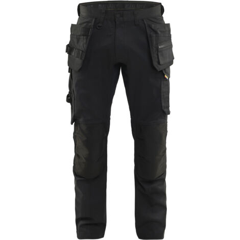 Pantalón de trabajo elástico 2D 1750 - Negro M - ES(42) - SE(C48) - Normas