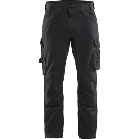 Pantalón de trabajo elástico 2D 1751 - Negro XL - ES(48) - SE(C54) - Corto