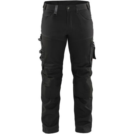 Pantalón de trabajo elástico artesanal 1799 - Negro M - ES(42) - C(48) - Largo