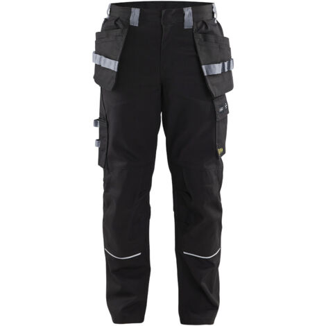 Pantalón de trabajo ignífugo 1461 - Negro/Gris claro M - FR(42) - SE(C48) - Largo