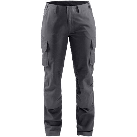 Pantalón de trabajo industrial elástico para mujer 7106 - Gris medio S - FR(38) - SE(C36) - Normas