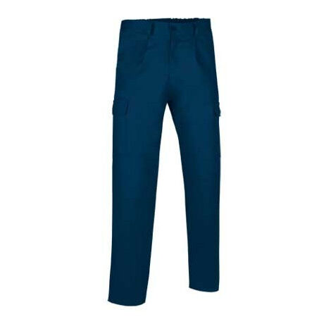 Pantalón de trabajo largo multibolsillos con pinzas VALENTO Miller XL Azul marino