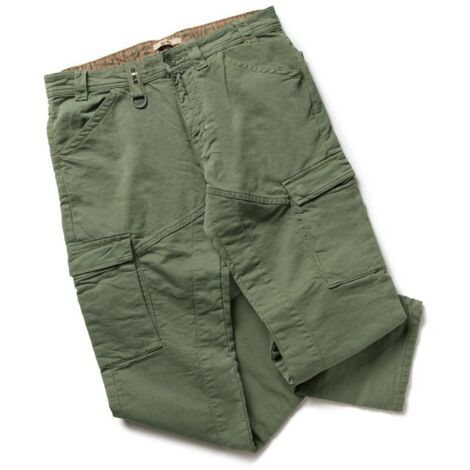 Pantalón de trabajo modelo Partner de algodón y tejido denim en varios colores DIKE L Musgo