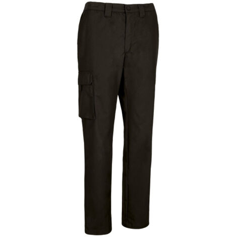 Pantalón de trabajo multibolsillos, de algodón y poliéster VALENTO PEGASO S Negro