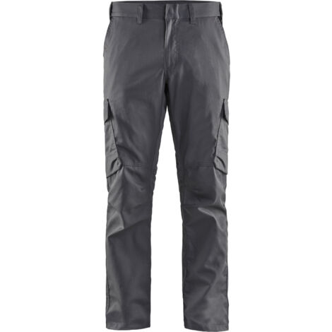 Pantalón de trabajo para la industria stretch 2D 1444 - Gris/Negro S - FR(38) - SE(C44) - Corto