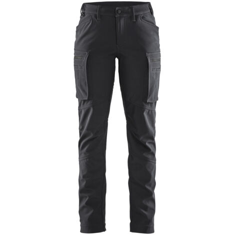 Pantalón de trabajo para mantenimiento invierno softshell mujer 7177 - Negro XL - ES(46) - SE(C46) - Normas