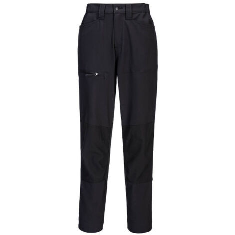 Pantalón de trabajo tejido elástico pernera ajustable, mujer WX2 Stretch CD887 24 Negro