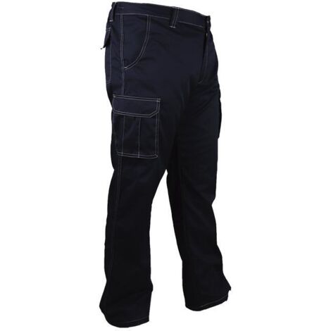 PANTALÓN DE TRABAJO TIPO DENIM MODELO GRASBERG 240 G/M2 AZUL TALLA 60
