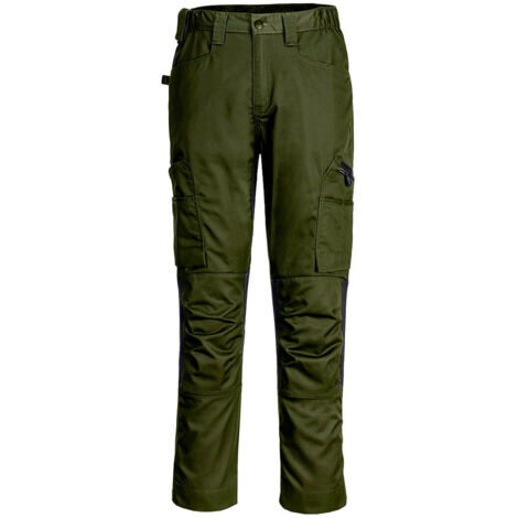 Pantalón de trabajo WX2 Eco Stretch Verde Oliva M - FR(42) - UK(33)