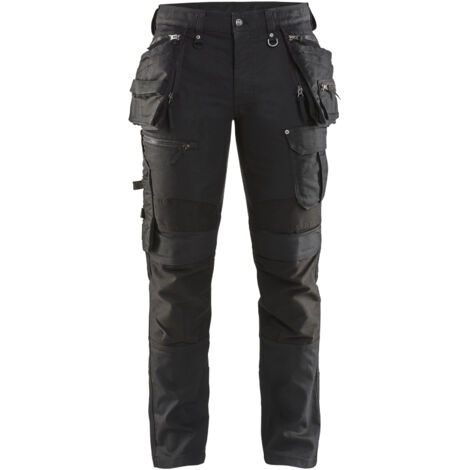Pantalón de trabajo X1900 artisan stretch 2D 1990 - Negro/Negro M - FR(42) - SE(C48) - Largo