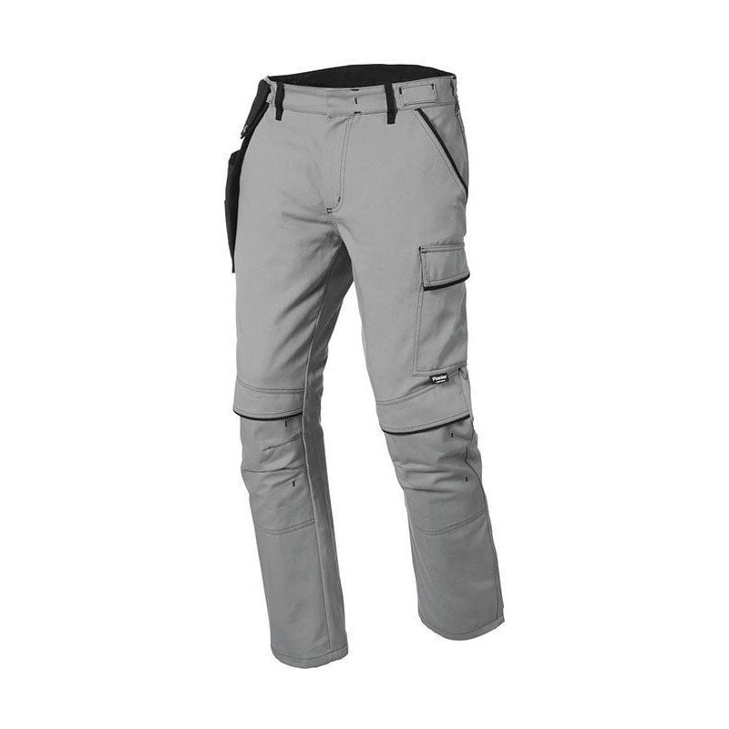 Pantalon de travail gris 100% coton Taille 40