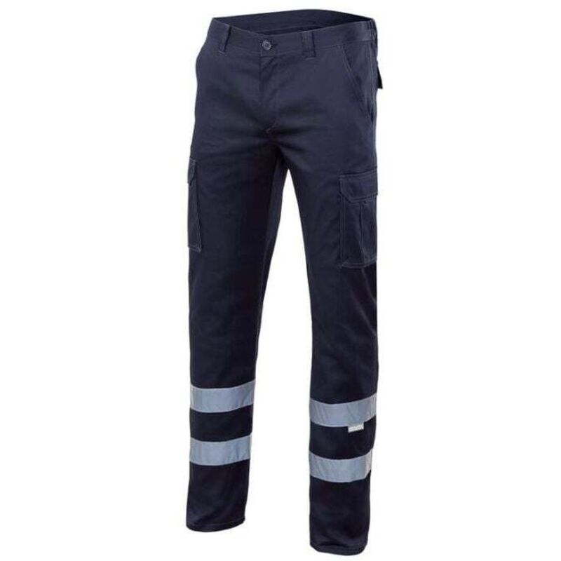 Velilla - Pantalon stretch multipoches à bandes réfléchissantes vellila Bleu Marine 56 Velilla - Pantalon stretch multipoches à bandes réfléchissantes vellila Bleu Marine 56