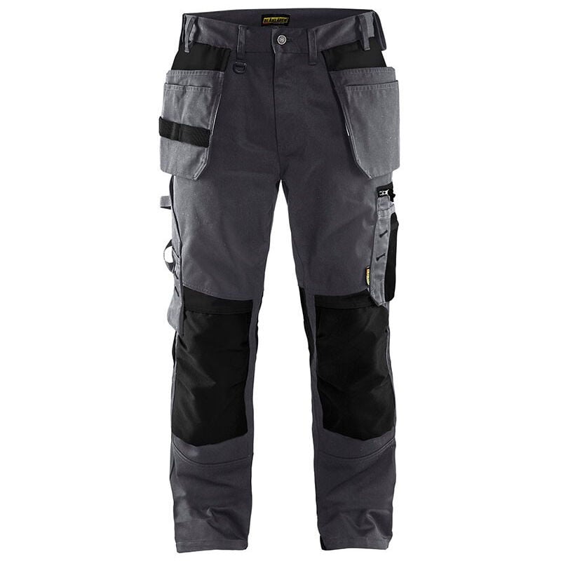 Pantalon de travail artisan - 1555 - Gris foncé / Noir - 38 - Jambes standards - Blaklader