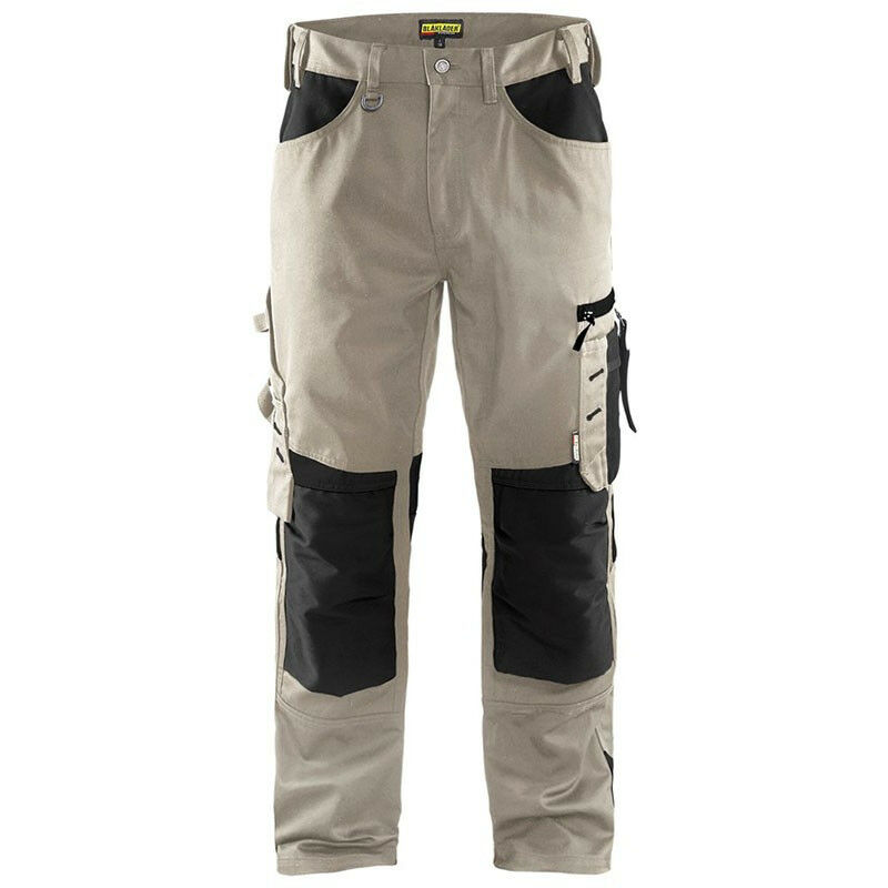 Blaklader - Pantalon artisan sans poches flottantes 1556 - Beige - 54 - Jambes courtes