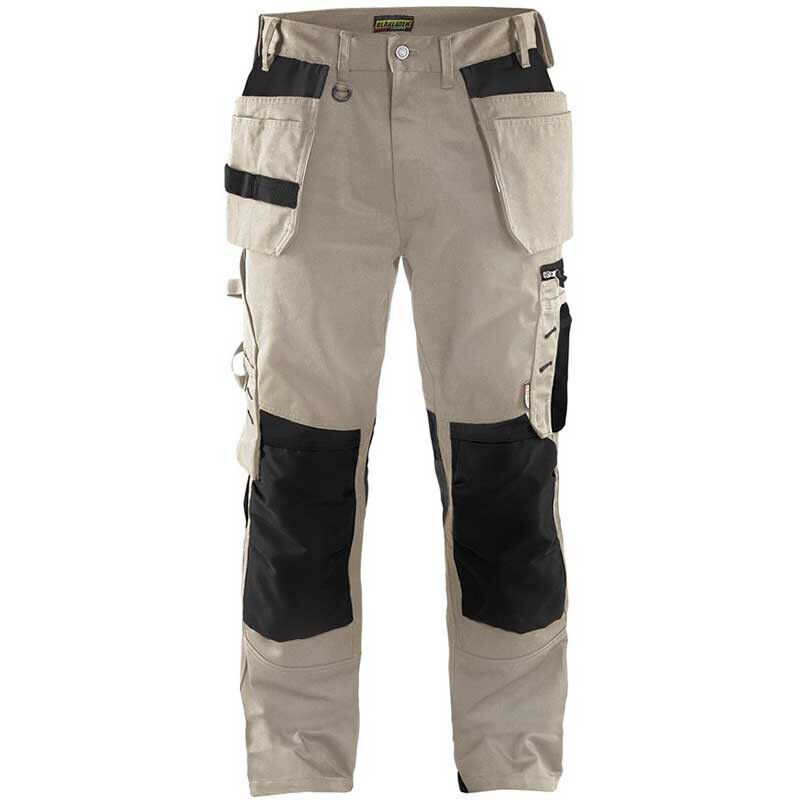 Blaklader - Pantalon artisan Beige/Noir - 155518602799 taille 52