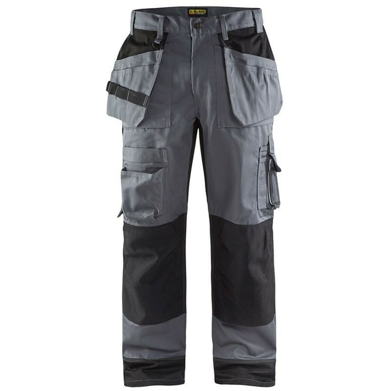 Pantalon de travail artisan+ bicolore Blaklader 1504 - Gris clair - 42 - Jambes standards - Gris clair