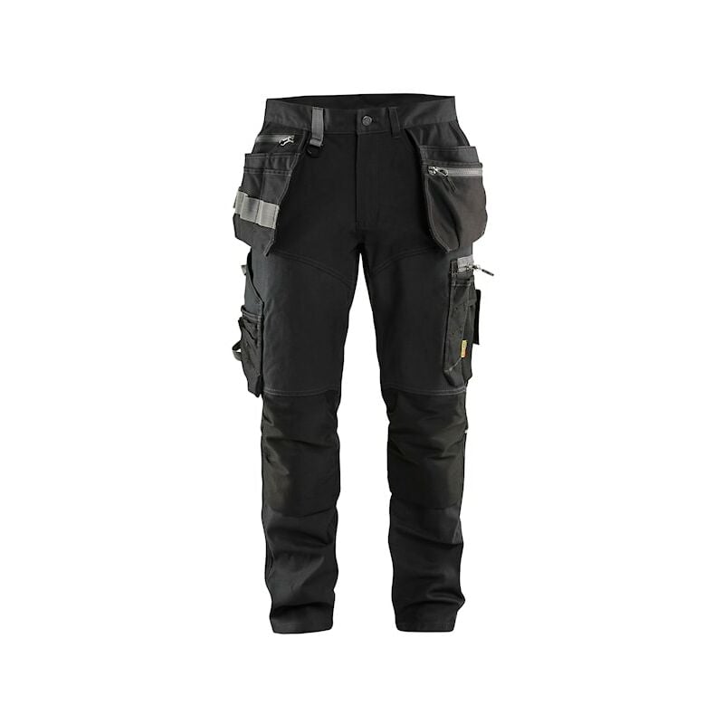 Pantalon de travail artisan + stretch noir T38 - BLÅKLÄDER - 159918609900C44