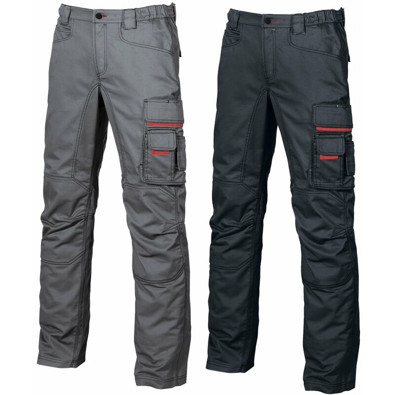 pantalon de travail en polaire upower grin - 48 (eu) - gris - gris