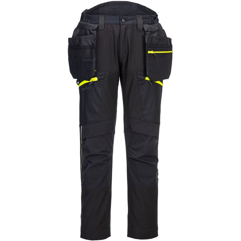 Portwest - Pantalon DX4 poches flottantes démontables - 32 - Noir
