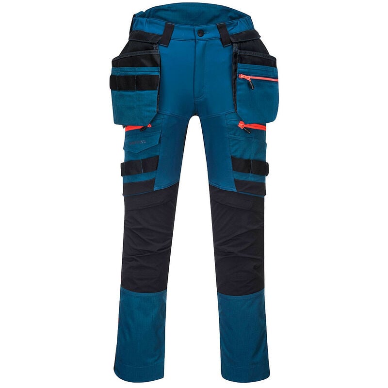 Portwest - Pantalon DX4 poches flottantes démontables couleur : Bleu Metro taille 54