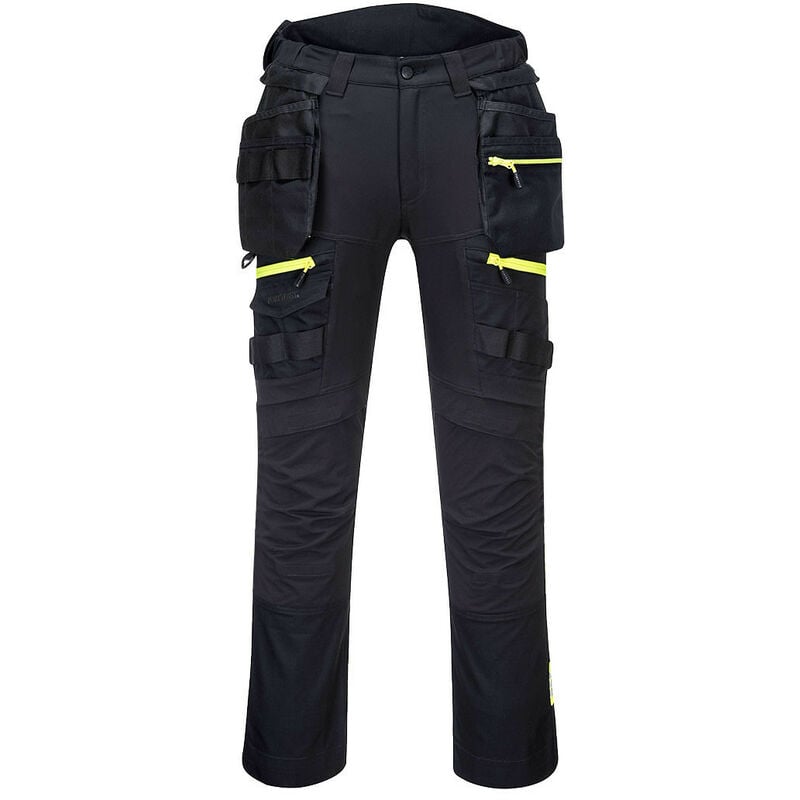 Portwest - Pantalon de travail avec poches amovibles DX4 Noir 36 - Noir