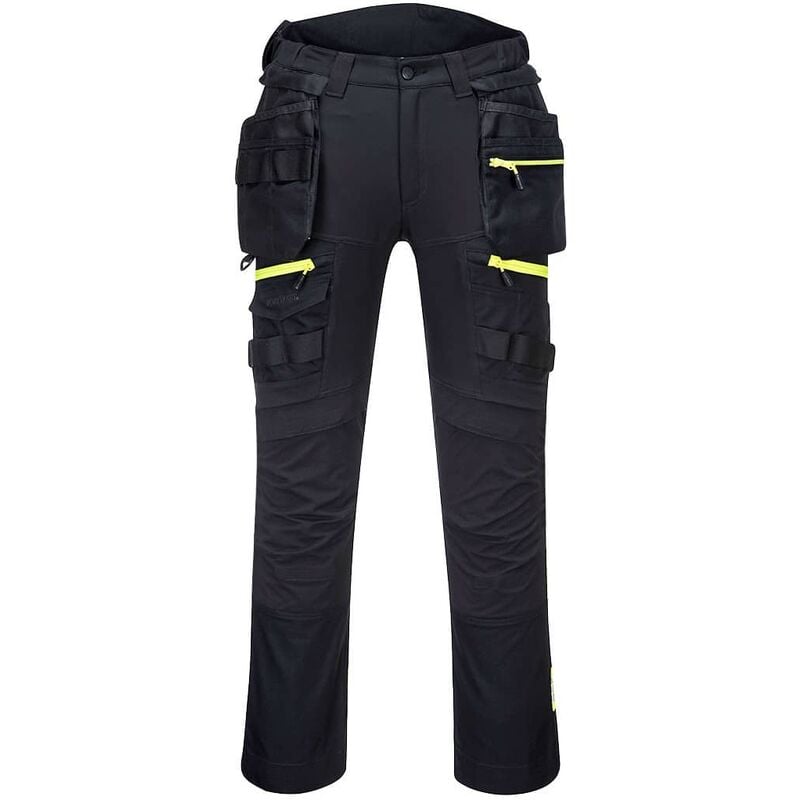 Pantalon DX4 poches flottantes démontables couleur : Noir taille 41 - PORTWEST