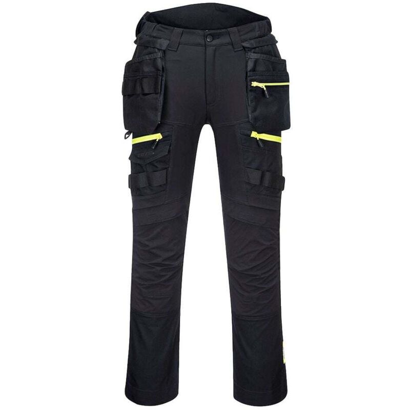 Pantalon de travail avec poches amovibles Portwest DX4 Noir 46