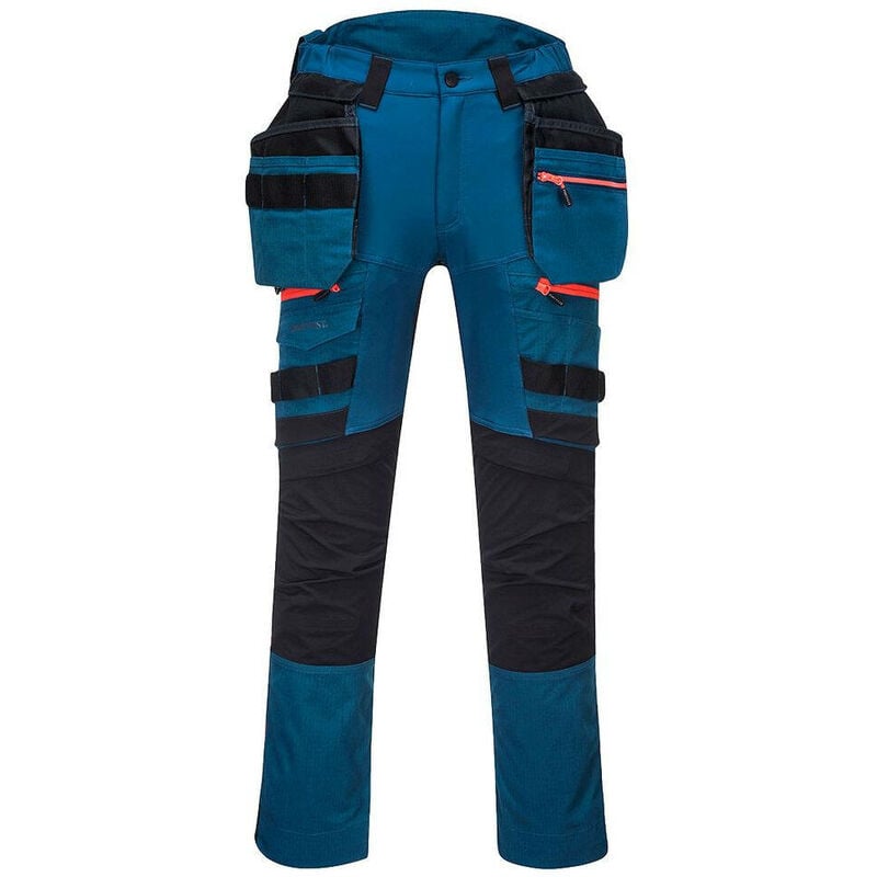 Pantalon de travail avec poches amovibles Portwest DX4 Bleu 44