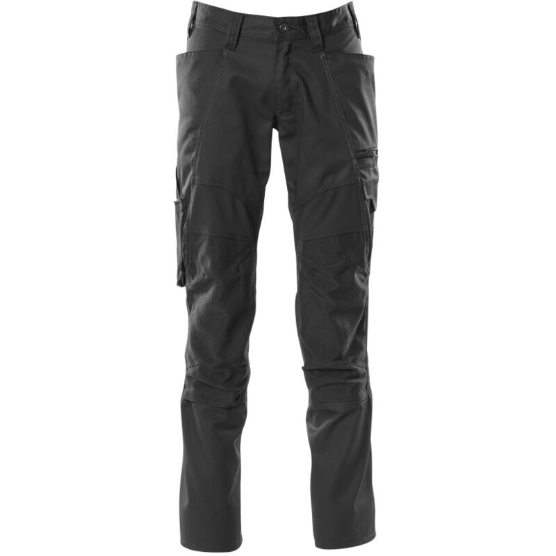 Image of Pantaloni da lavoro Accelerate con tasche per ginocchiere - 18579-442-Nero-90-50 - Mascot