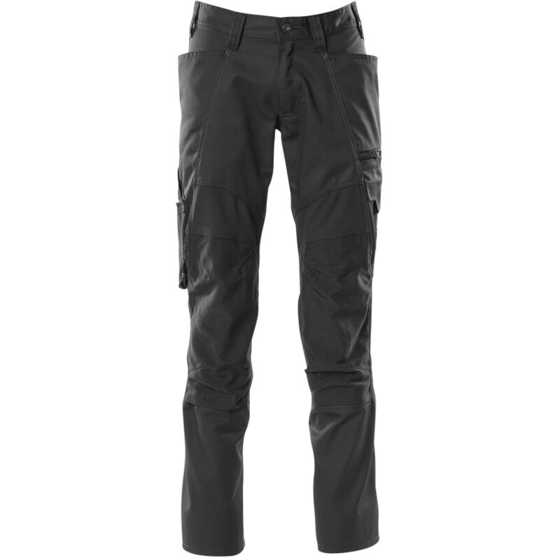 Pantalon de travail avec poches genouillères Mascot Accelerate - 18579-442-Noir-76-42