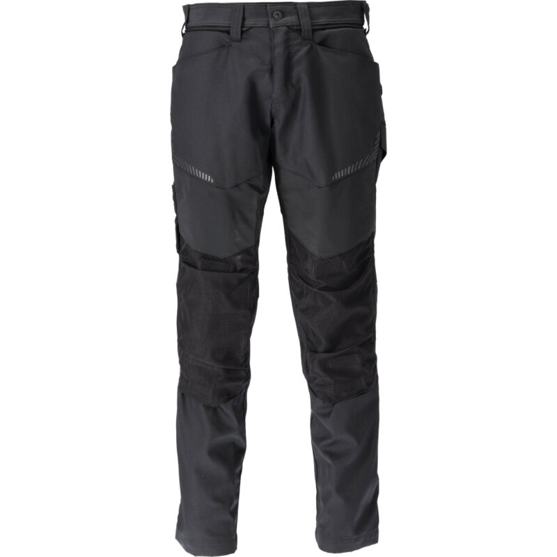 Pantalon de travail avec poches genouillères Mascot Customized - 22479-230-Noir-82-42