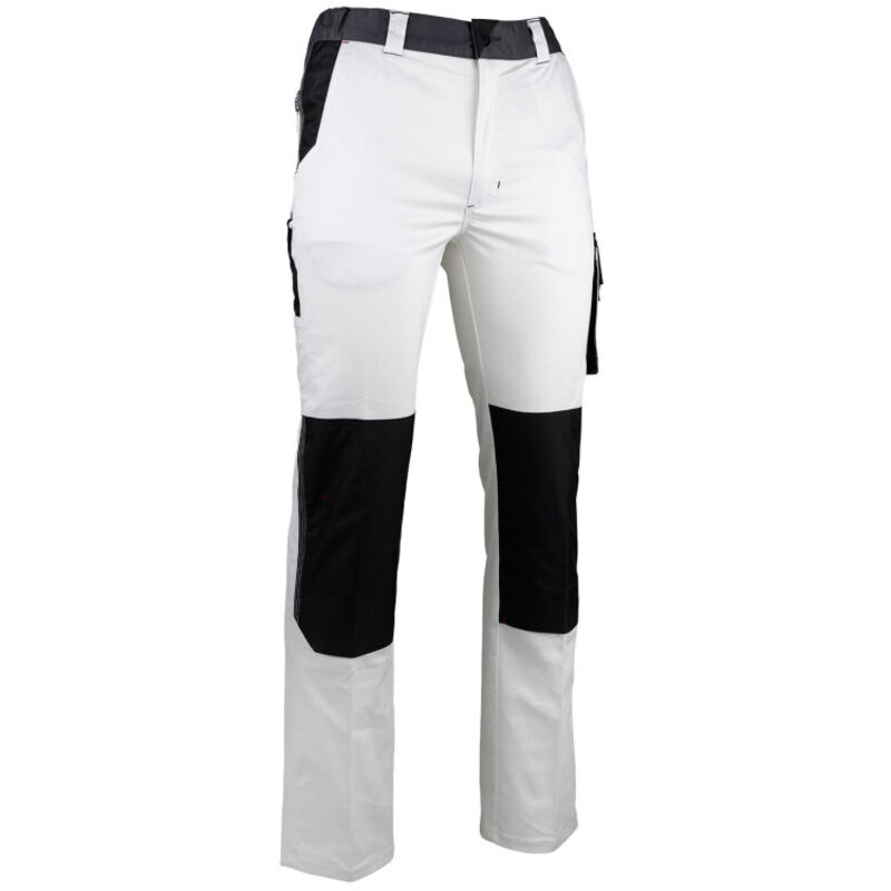 LMA - Pantalon de travail vaisseau multipoches blanc/gris T50 lebeurre - 1850-T50