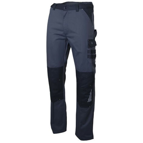 Pantalon de travail zéro métal réfléchissant - SECHOIR - Gris / Noir /  Jaune - taille: 38 - couleur: Gris / Jaune / Noir