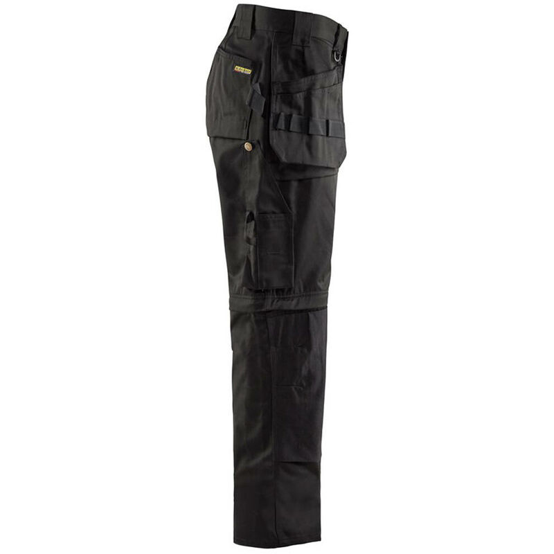 Pantalon de travail Artisan bas amovibles Noir 38 - Blaklader