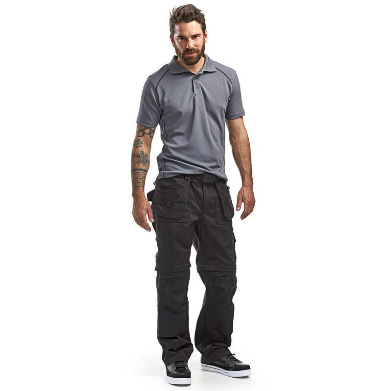 Pantalon de travail Blaklader Artisan bas amovibles Noir 44