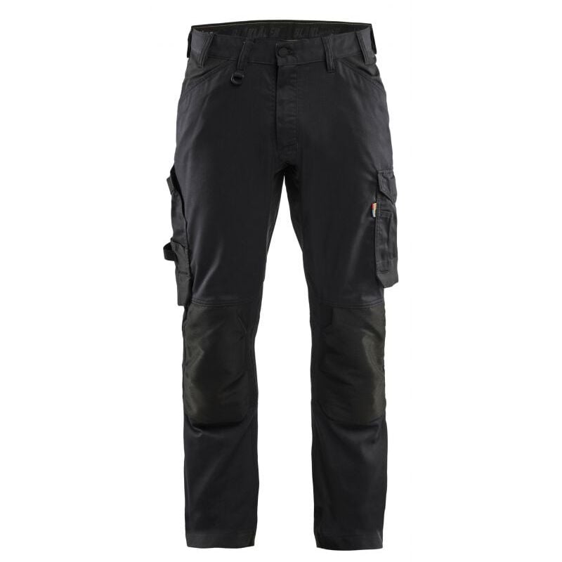Pantalon de travail stretch 2D Blaklader 1751 - Noir - Jambes standards - 46