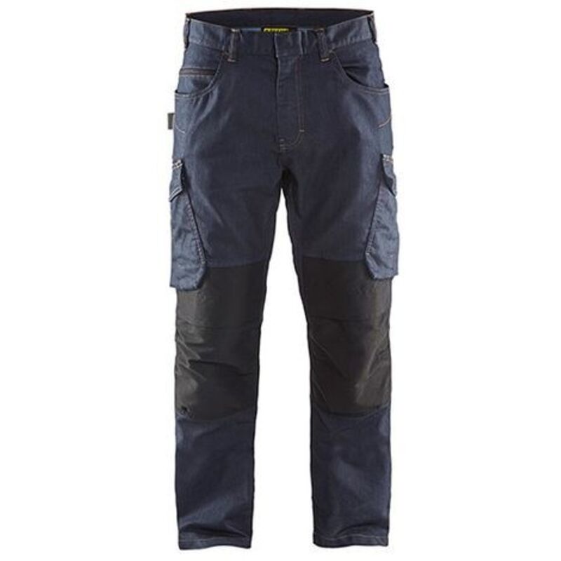 Blaklader - Pantalon services denim stretch 1497 - Bleu foncé - 50 - Jambes longues