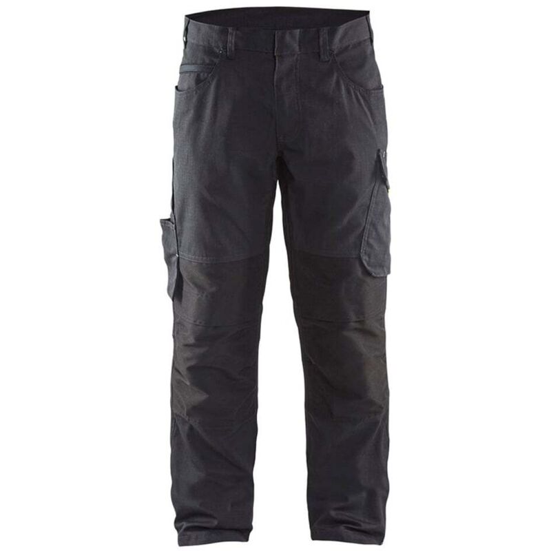 Pantalon de travail services + stretch BLAKLADER 1495 - Noir / Gris foncé - 48 - Jambes standards