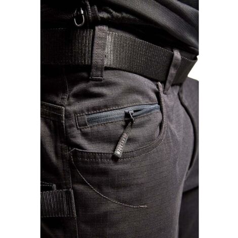 Pantalon de travail Blaklader services ripstop Noir / Gris Foncé 40.