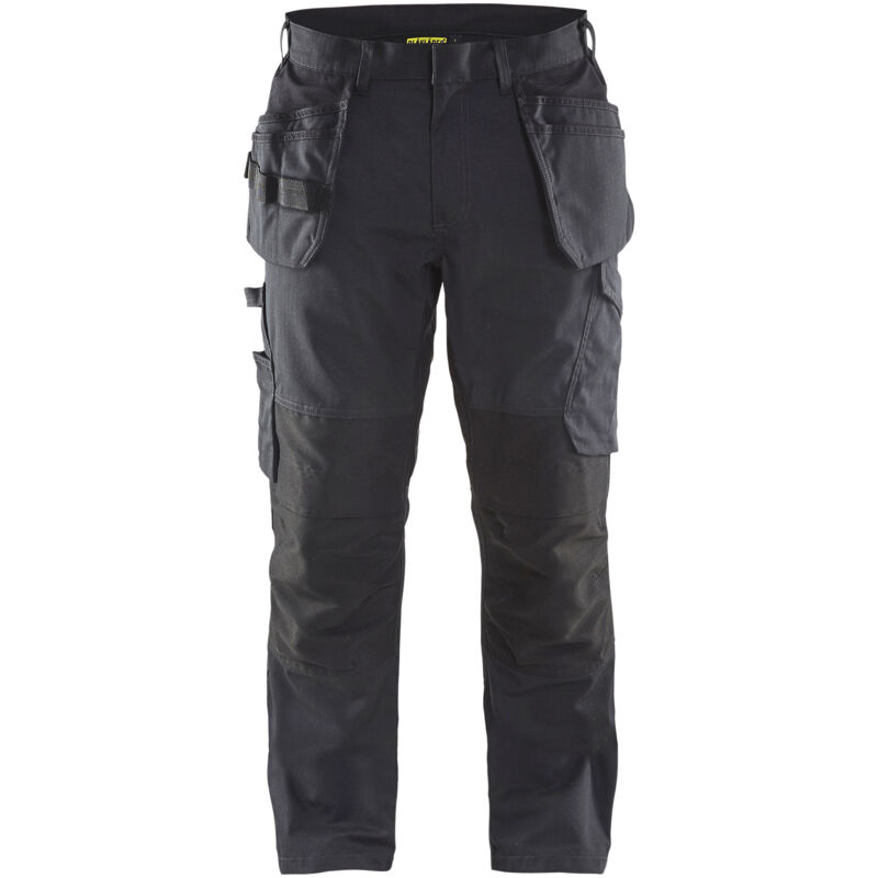 Pantalon de travail avec poches flottantes stretch 1496 - Noir/Gris foncé l - FR(46) - SE(C52) - Standards