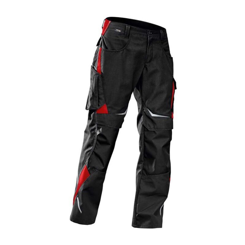 Kubler - Pantalon de travail noir/rouge, Gr.54