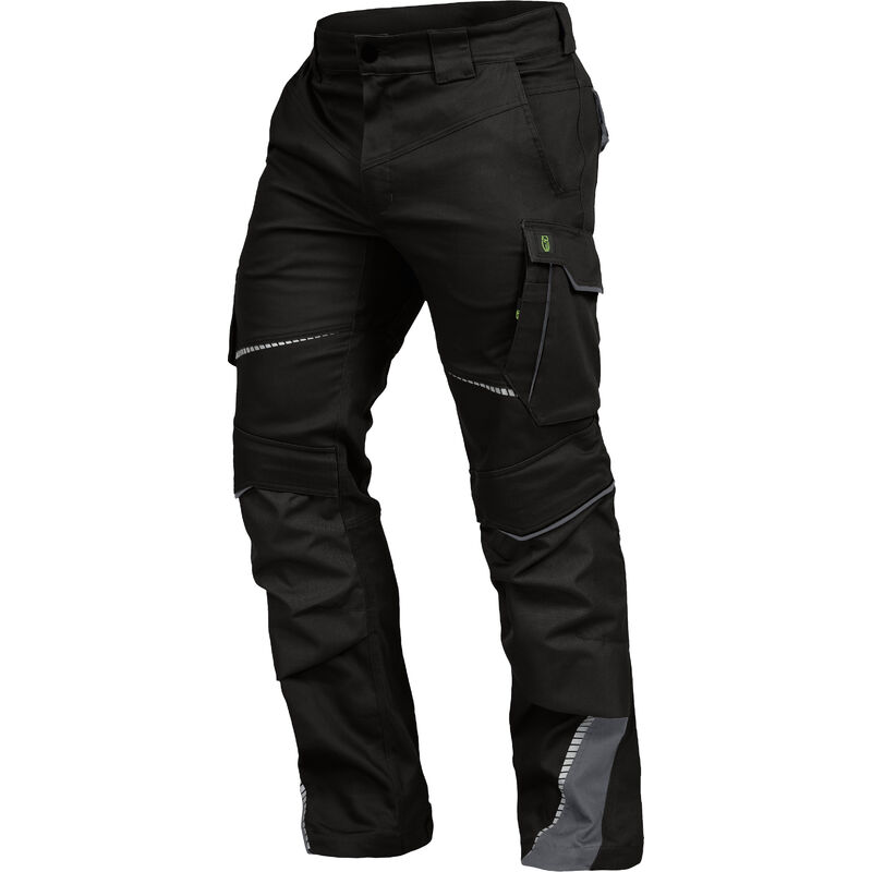 Trizeratop - Pantalon de travail Bundhose le noir/gris 52 Taille 52 - schwarz