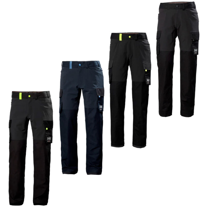 Helly Hansen - Pantalon de travail cargo Oxford 4X - 54 (eu) - Gris/Noir Helly Hansen - Pantalon de travail cargo Oxford 4X - 54 (eu) - Gris/Noir