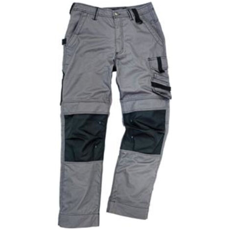 Pantalon de travail Champ, taille 48, gris / noir