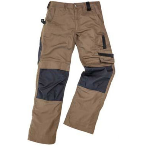 Pantalon de travail Champ, taille 52, beige/gris