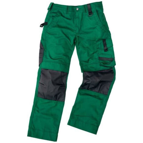 Pantalon de travail Champ, taille 56, vert/gris