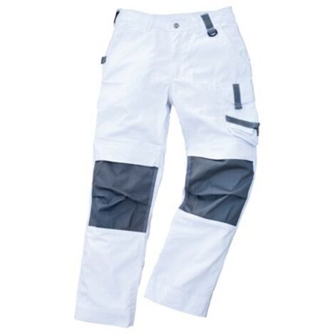 Pantalon de travail Champ, Taille 58, blanc/gris