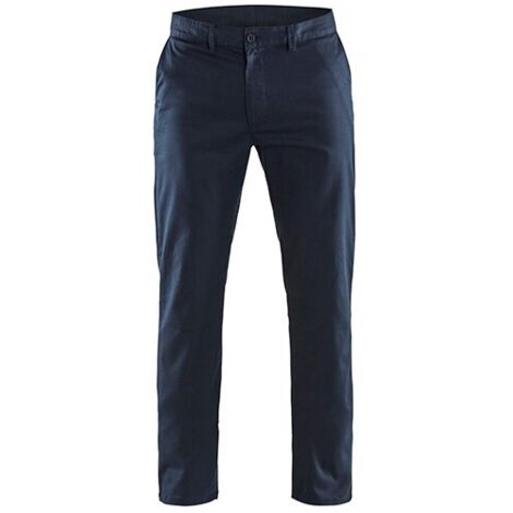 Pantalon de travail chino stretch 2D 1465 - Marine foncé M - FR(42) - SE(C48) - Courtes