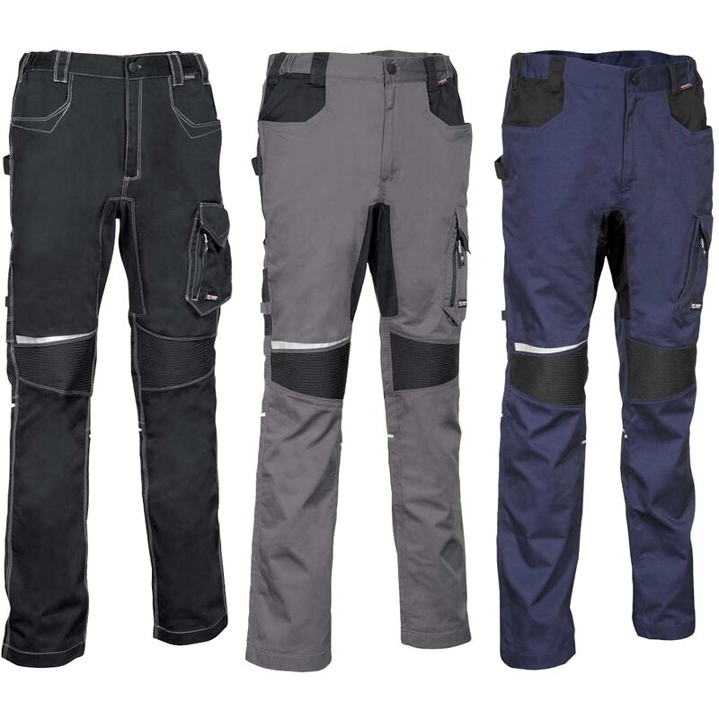 cofra - pantalon de travail skiathos - 46 (eu) - bleu - bleu